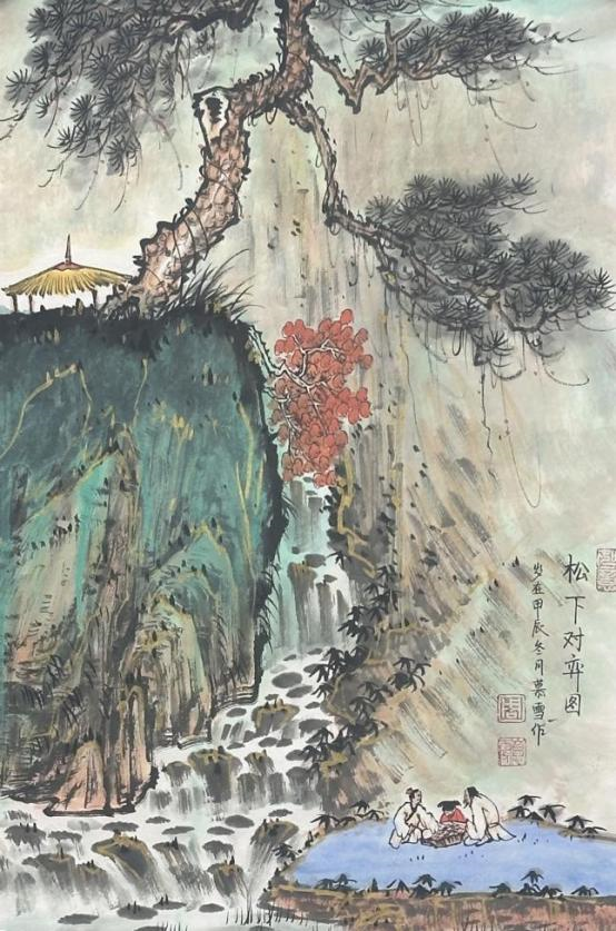 周慕雪国画作品